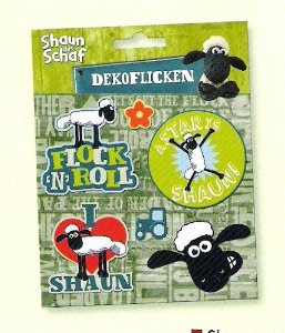 Deko-Flicken Shaun das Schaf
